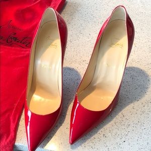 Authentic red Décolleté Louboutin sz41.
